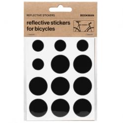 REFLECTIVE STICKERS BLACK   BOOK317   BOOKMAN